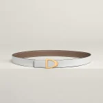 Cavaliere belt buckle & Reversible leather strap 24 mm - Image 2